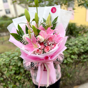 RAMO LIRIOS O LILIUMS PINK GIRL