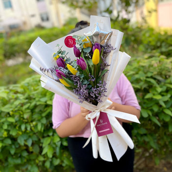 RAMO GIRLS - 10 TULIPANES MIX